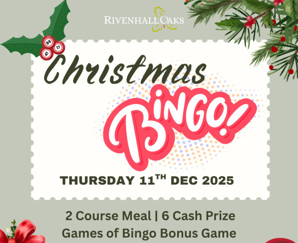 Christmas Bingo with 2-Course Festive Meal - Thursday 11th December