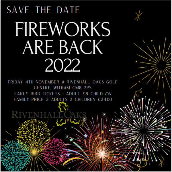 Fireworks Night Fri 4th Nov 2022