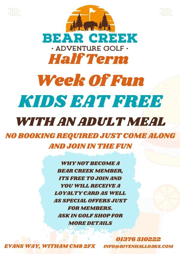 Bear Creek Half Term
