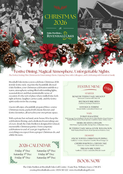 Pre-Booking Now Open - Christmas Parties 2026